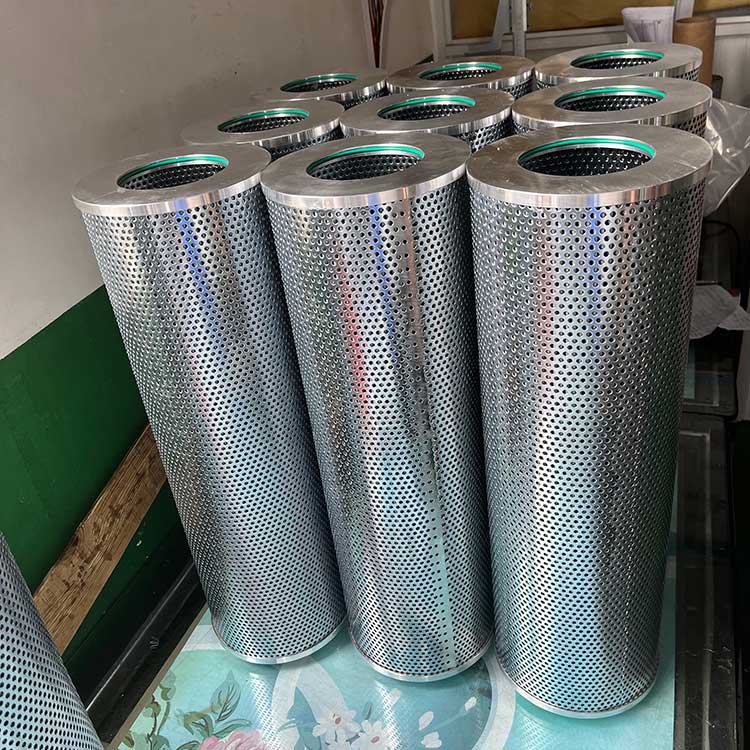 華豫生產供應雙筒不液壓油過濾器濾芯 機加工端蓋