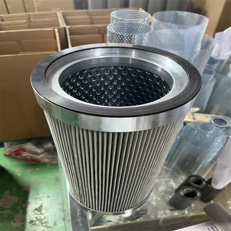 華豫供應CR-125玻纖折疊油濾芯 機加工不銹鋼端蓋